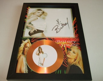 Britney Spears Signed Mounted Photo Display #1 Britney Spears Signed Mounted Photo Display #1