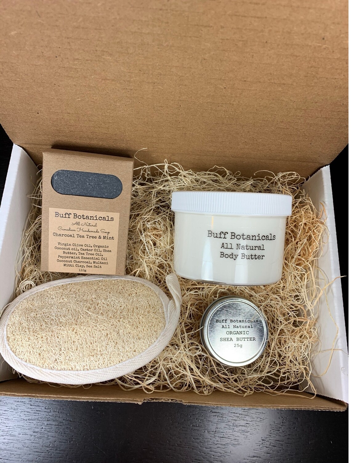 Charcoal Tea Tree Mint Vegan Bath Gift Set with full size body Etsy