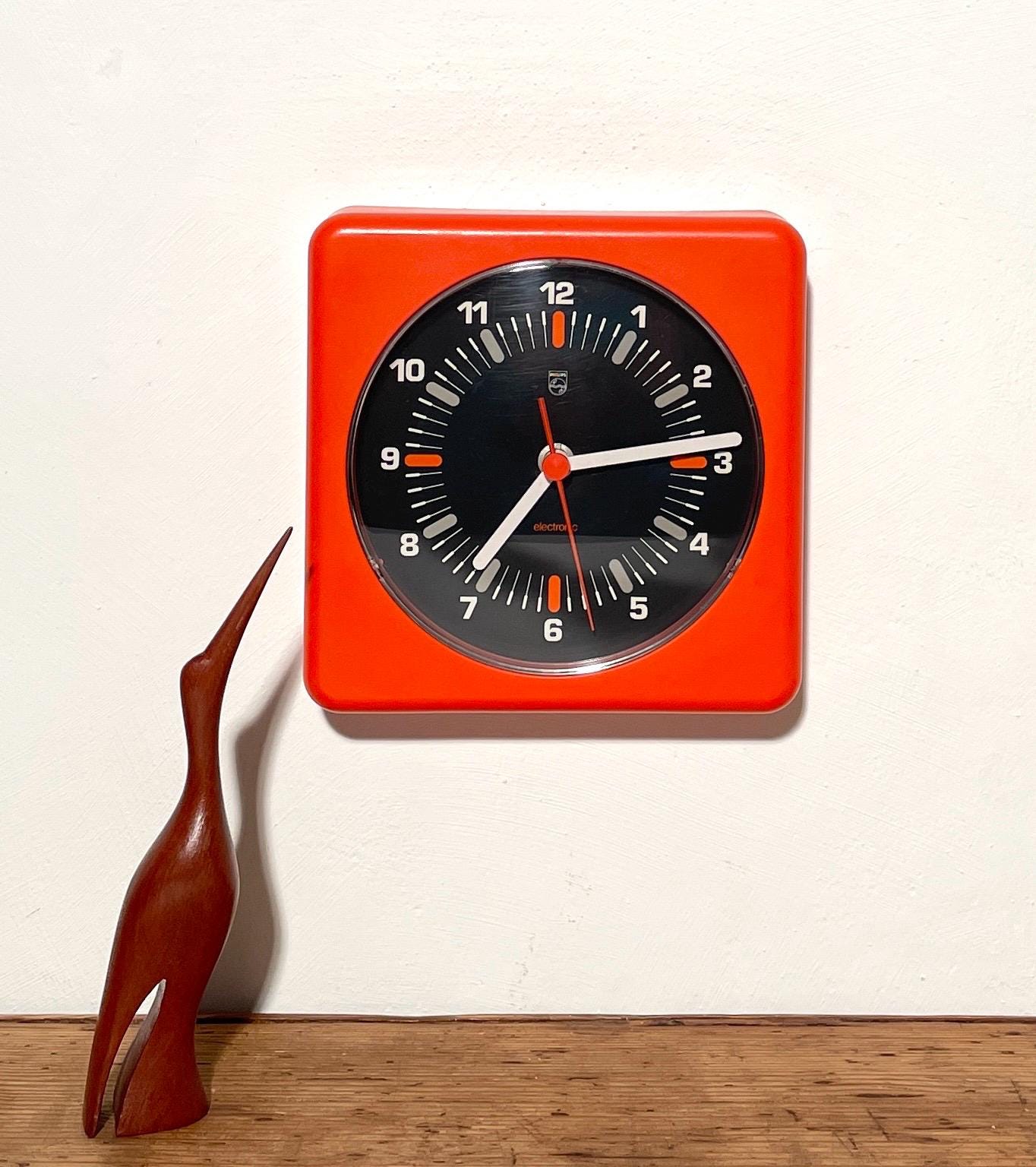 80's PHILIPS ドイツ製 ウォールクロック ヴィンテージ 壁掛け時計