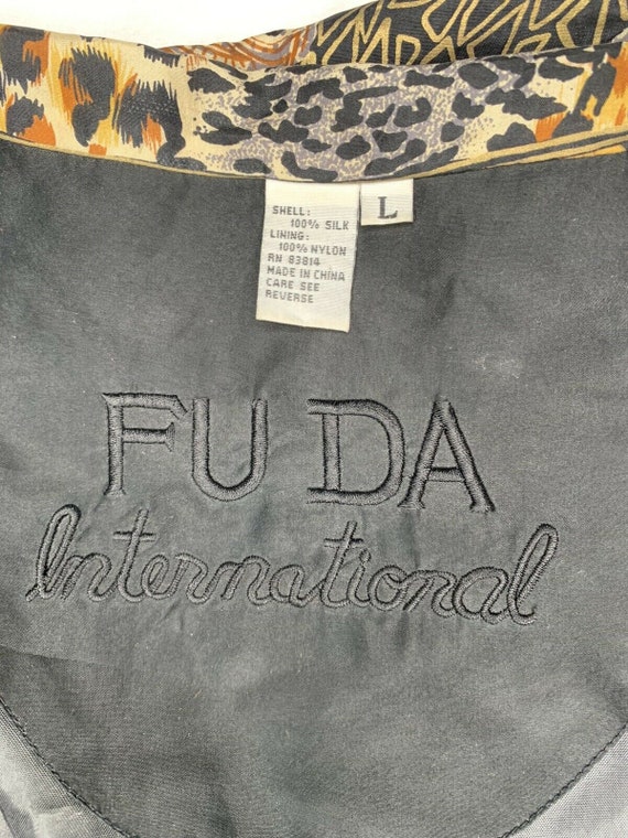Vintage FUDA INTERNATIONAL Women's Silk Bomber Ja… - image 4