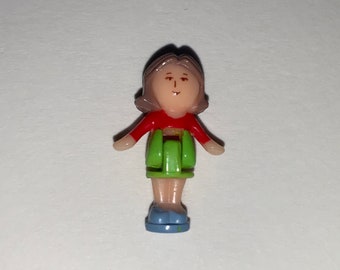 Vintage 1990 Polly bolsillos figura de maestro