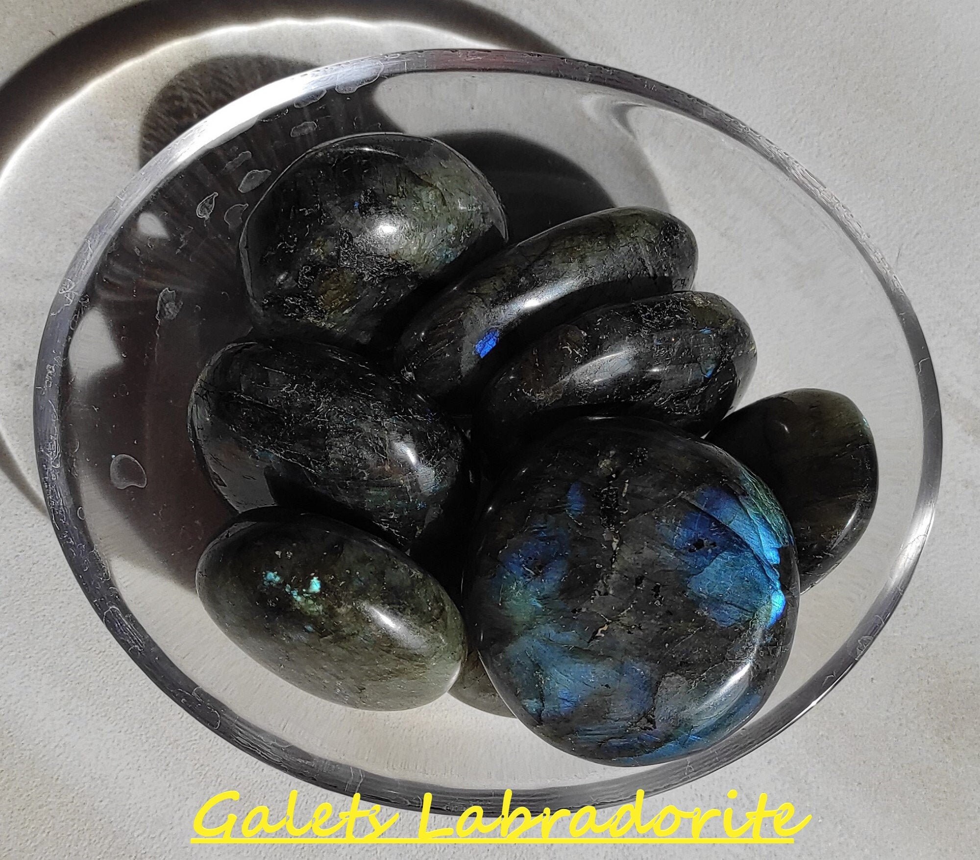 Galets en Labradorite
