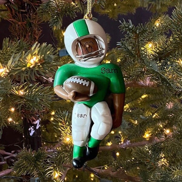 Football Ornament Etsy