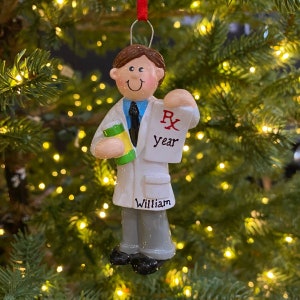 Pharmacist Ornament Pharmacy Tech Ornament Custom Personalized Christmas Ornament Doctor Ornament