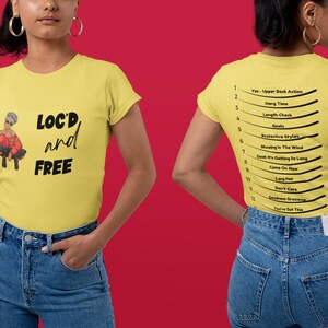 Locs Length Shirt Locd and Free Natural Hair Shirt Loc Length Shirt Hair Length Shirt Hair Length Check Hair Goals Long Hair Dont Care
