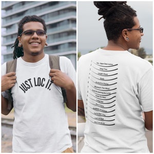 Locs Length Shirt Just Loc It Natural Hair Shirt Loc Length Shirt Hair Length Shirt Hair Length Check Hair Goals Long Hair Dont Care