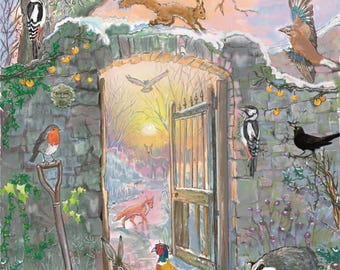 Winter Solstice in the Secret Garden Advent Calendar