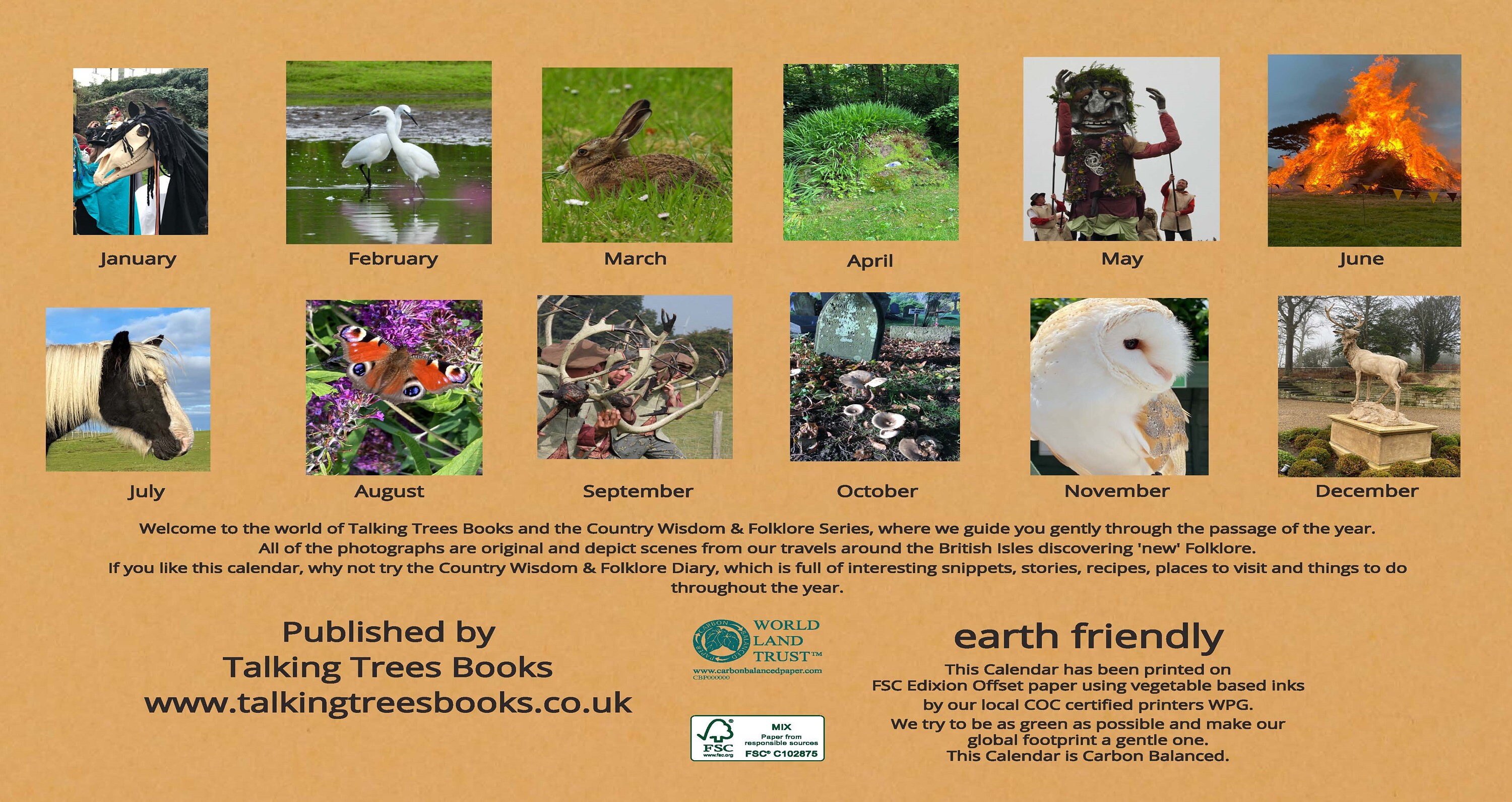 Country Wisdom & Folklore Wall 2023 Calendar - Etsy UK