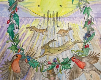 Robin&#39;s Wreath Folklore Advent Calendar