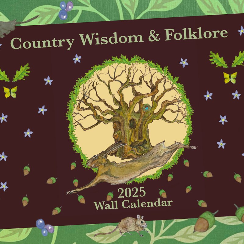 2025 Folklore Calendar Etsy UK