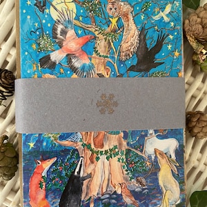 Lot de cartes de vœux de Noël (2 x 3)