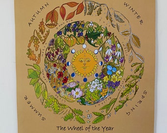 Wheel of the Year Print