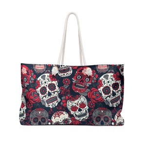 Sugar Skull Weekender Bag