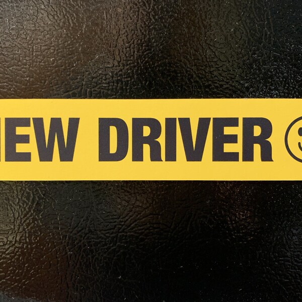 NEW DRIVER :) Car magnet — FREE shipping