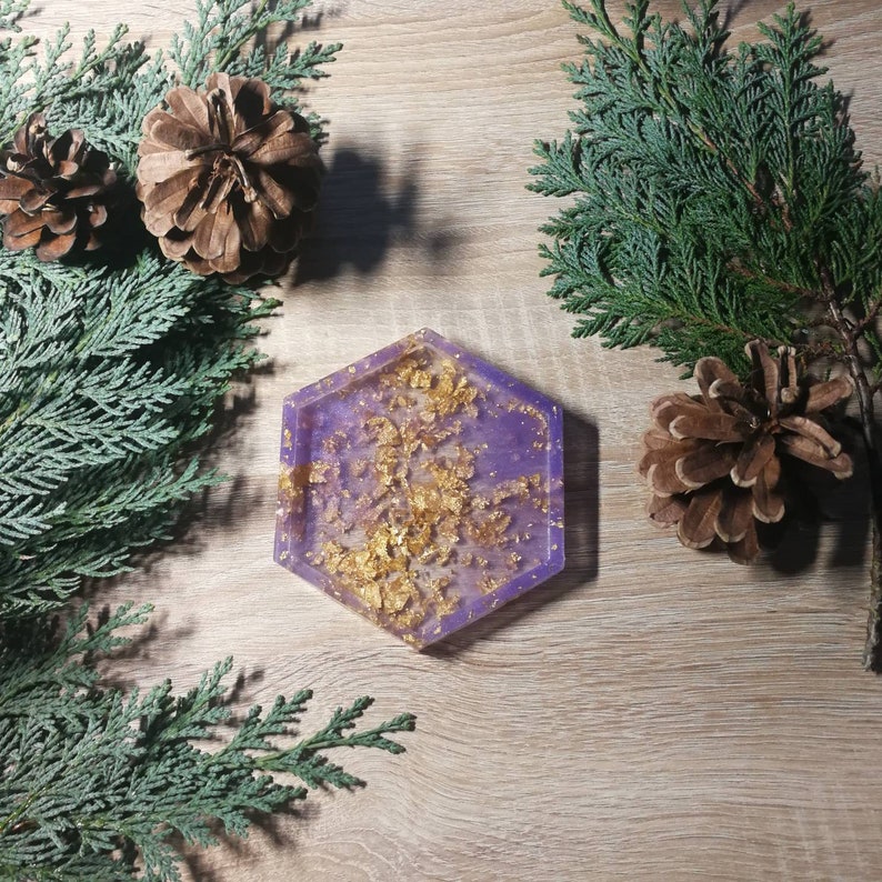 Resin coaster different styles