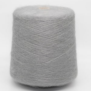 Silk Mohair 1/6NM 40Silk 60Super-Kid-Mohair Yarn on cone for knitting crochet per 50g