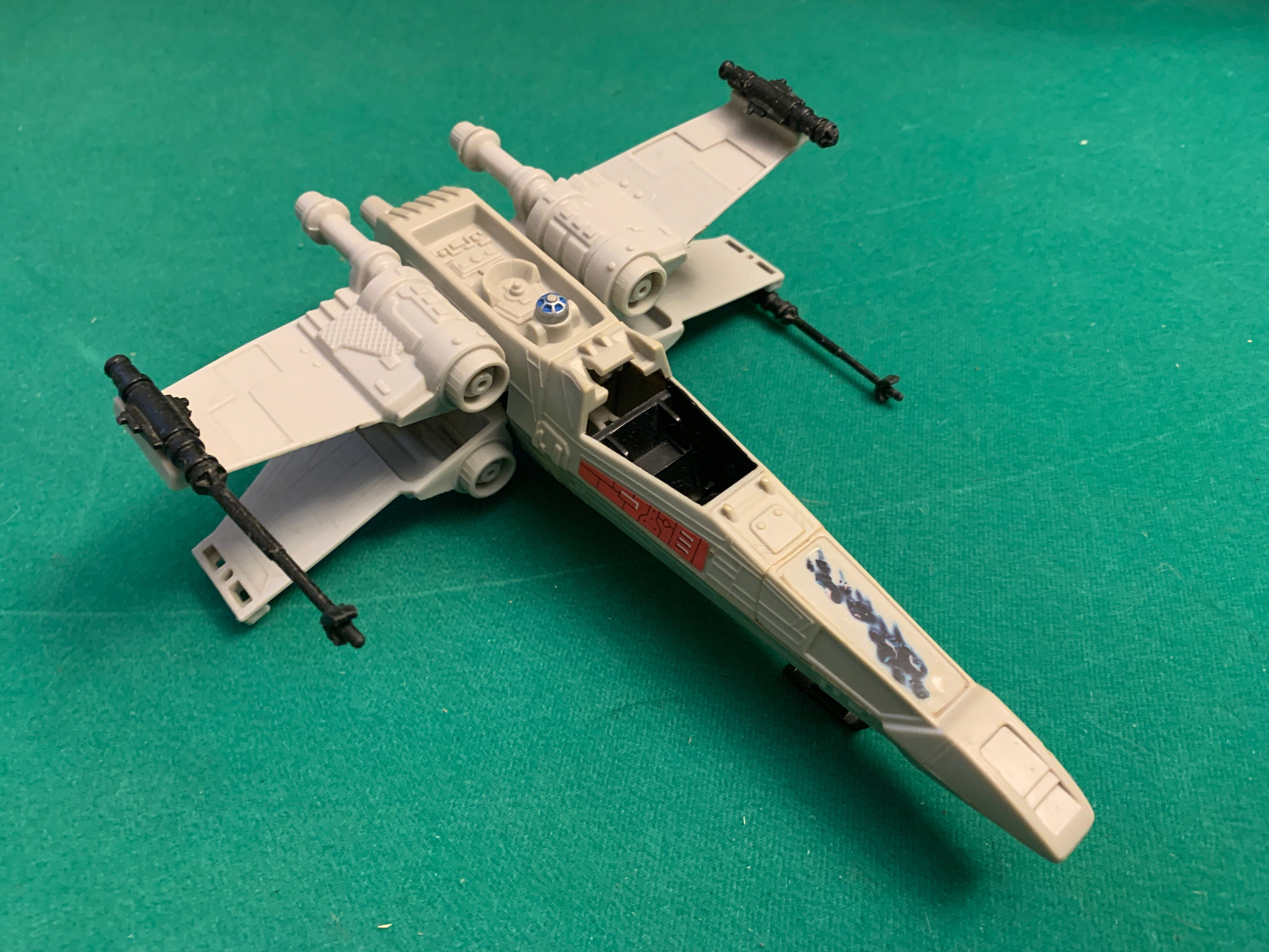 vintage star wars x wing fighter