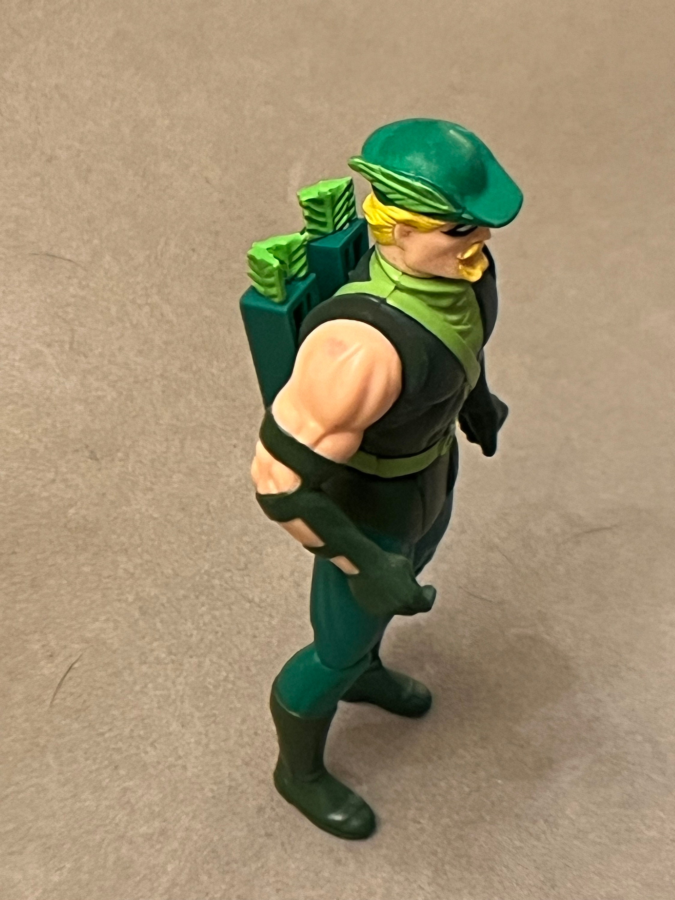 「グリーンアロー」Kenner社製アクションフィギュア（1985） Vtg kenner Super Powers GREEN ARROW original 1985 DC Comics
