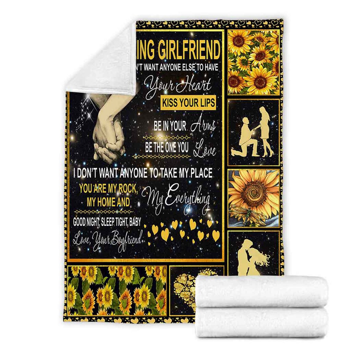 To My Amazing Girlfriend Blanket Fleece Blanket Sherpa Etsy