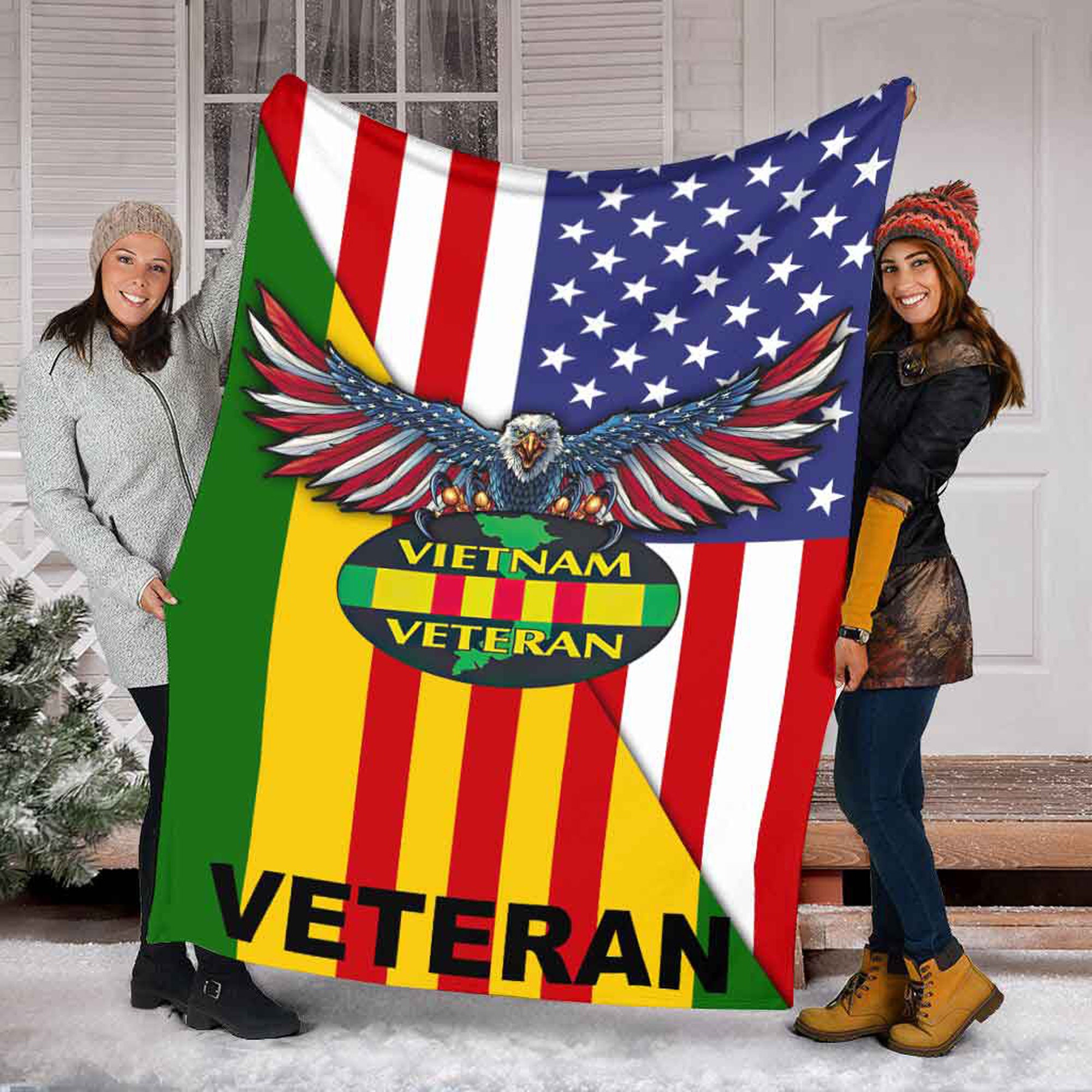 U.S Air Force Vietnam Veteran Blanket Funny Birthday Gift Throw Blanket Vintage Najtańsza najniższa cena