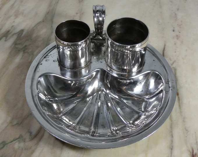 Vintage Elegant 1949 Reed & Barton Silver-plated Condiments Hors d'oeuvres Relish Tray from a New England Estate