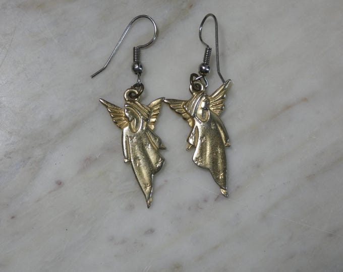 Vintage sterling silver elegant and sexy puffy heart earrings - free shipping! - from a New Engand estate