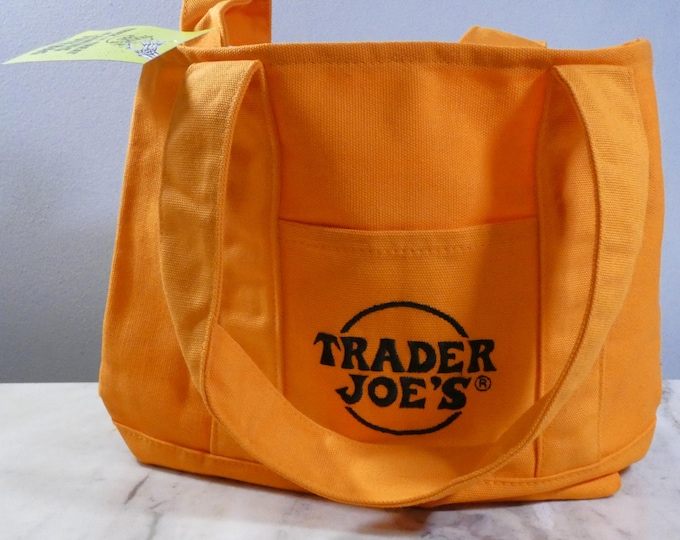 NWT Small Trader Joe's Halloween Canvas Tote Bag 12" x 9"