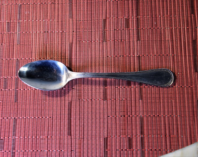 Vintage -  teaspoon "Bastille" stainless by Ekco Silver from a New England Estate