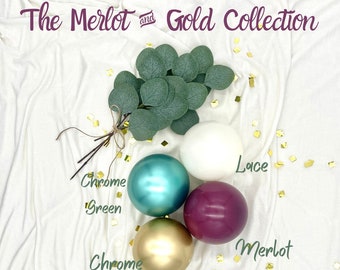 Christmas Balloon Arch Kit, Burgundy Balloon Garland, Holiday Party Decor, Traditional Christmas Party Decor, Christmas Birthday Decor