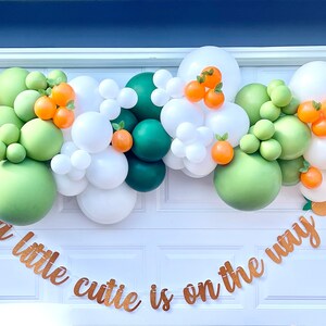 Little Cutie Balloon Arch Kit, A Little Cutie Is On The Way Balloon Garland, Love Is Sweet Decor, Two Little Cuties, Sweet to be One Back