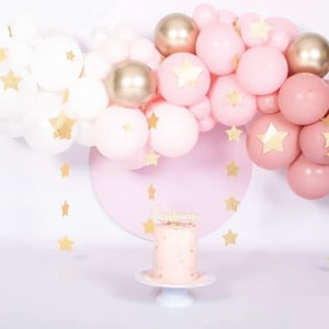 Pink Balloon Arch, Baby Girl 1st Birthday Decorations, Balloon Arch Kit, Boho Rainbow, Neutral Balloon Arch, Boho Balloon Arch, Baby Shower