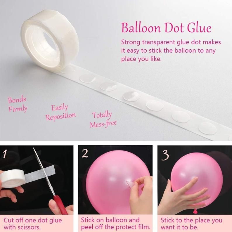 Balloon Garland Strip Tape Balloon Arch Kit Tape Keyhole Etsy