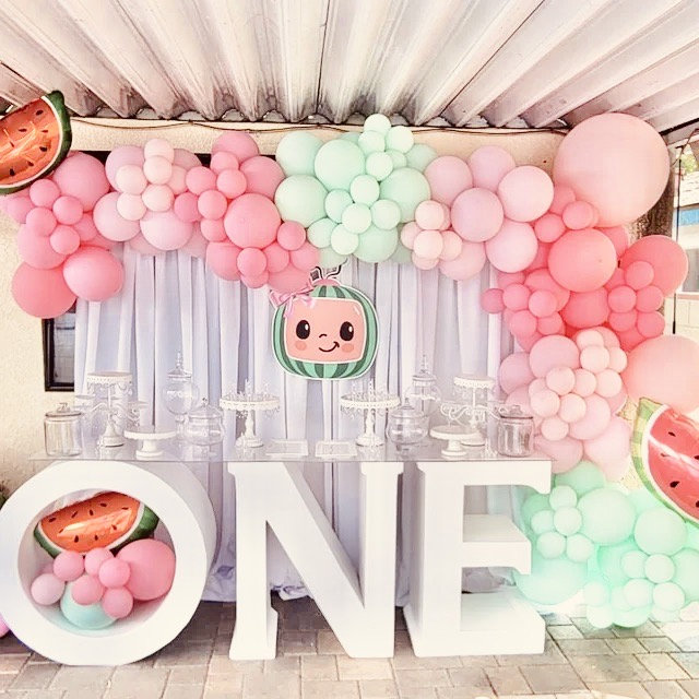 One In A Melon Decor Watermelon Balloon Garland Watermelon Balloon Arch Watermelon Birthday One in a Melon Balloon Arch Watermelon Party