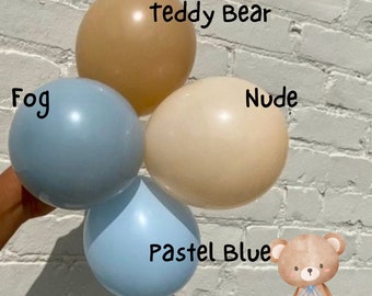 We Can Bear-ly Wait Balloon Arch Kit | Baby Boy Shower Balloon Garland| Teddy Bear Balloon | Oh Baby Party Decor| Woodland Baby Boy Shower