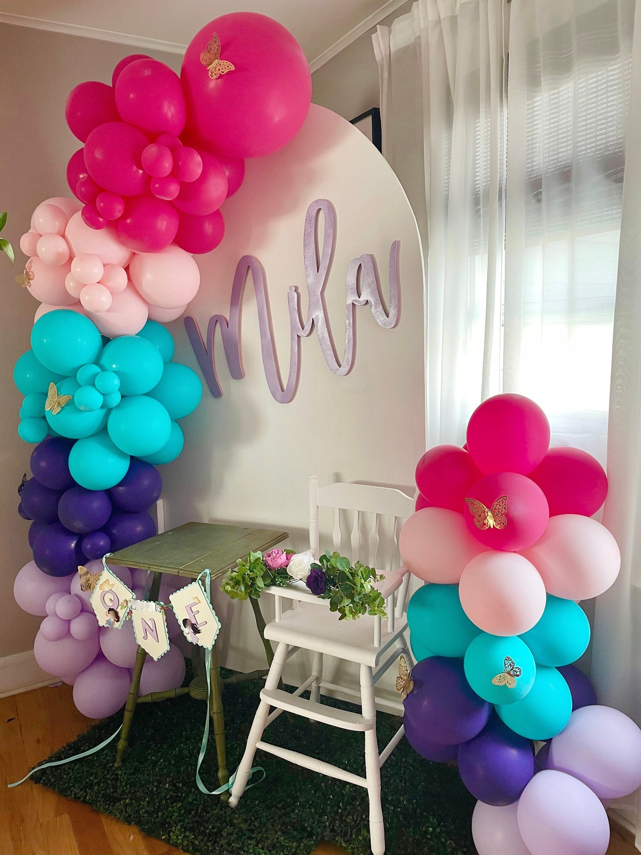 109Pcs Gender Reveal Decorations Boy or Girl Gender Reveal Party Supplies  Including Balloons Tablecloths Backdrop Cake Toppers Fringe Curtains Tissue