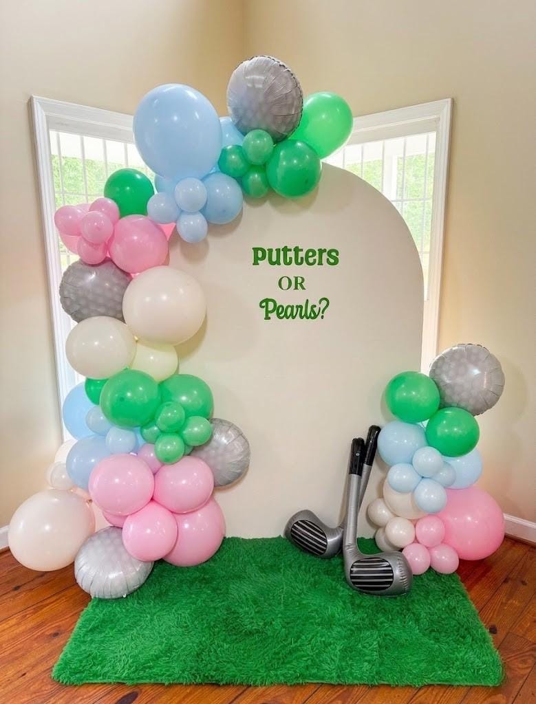 Putters or Pearls Balloon Garland Kit | A Little Putter is on the Way ...