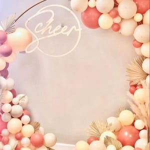 Rustic Terracotta Peach Sand Neutral Balloon Garland Kit | Boho Arch with Pampas Grass | Baby Shower Bridal Shower Birthday Party Decor