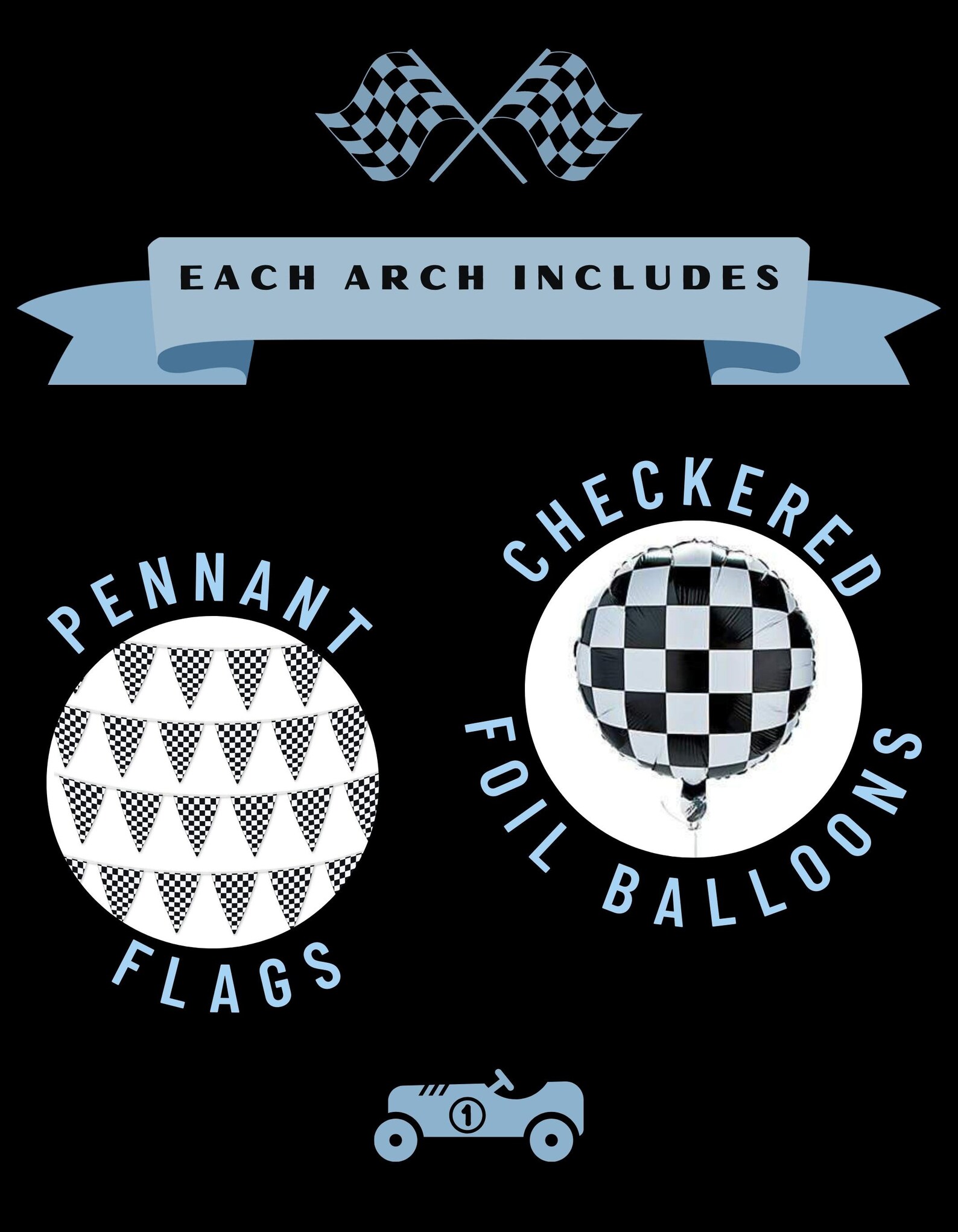 Vintage Race Car Balloon Garland Two Fast Balloon Arch Etsy