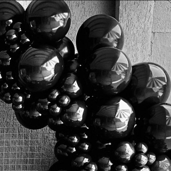 DIY All Black Balloon Arch Kit | Black Tie Party | Wedding Balloon Garland Kit | Anniversary Balloon Kit | Black Birthday Decor | Engagement