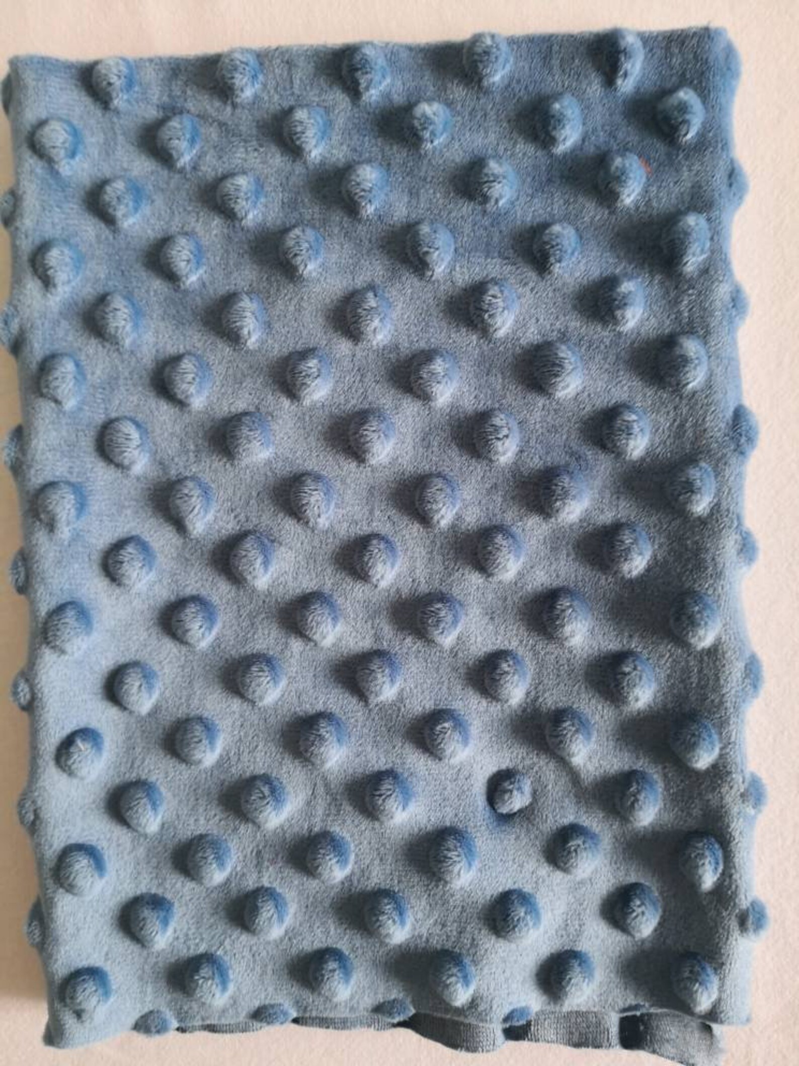 Minky tela coupon color azul Etsy