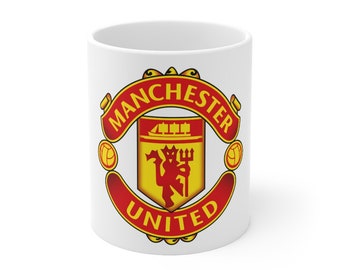 Club Crest Mug And Coaster Set Manchester United Football Club