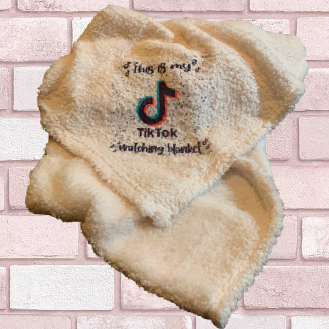 This is my tiktok watching Blanket Etsy