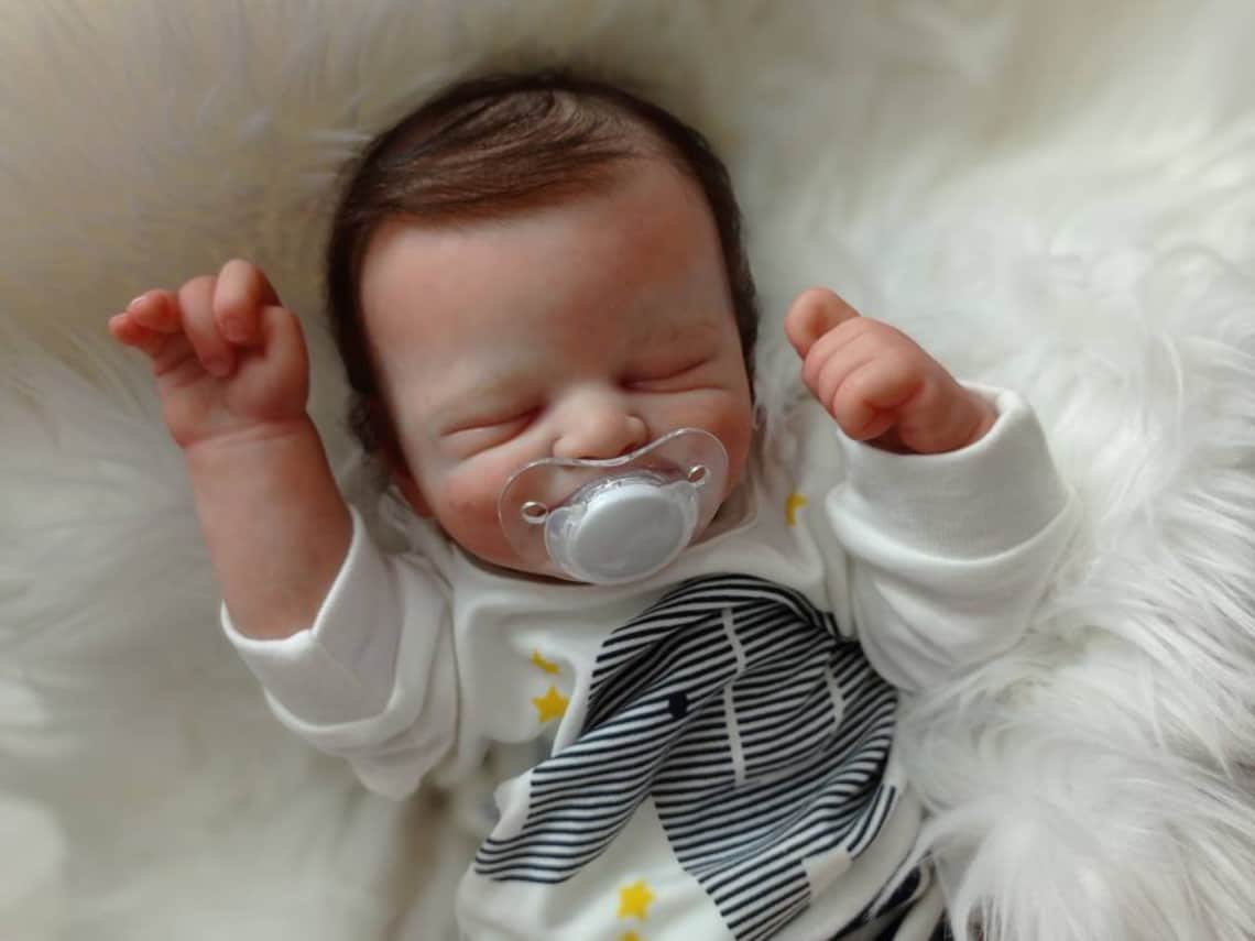  Foto zu Realistisches Reborn Baby Reborn Puppe realistische Puppe 