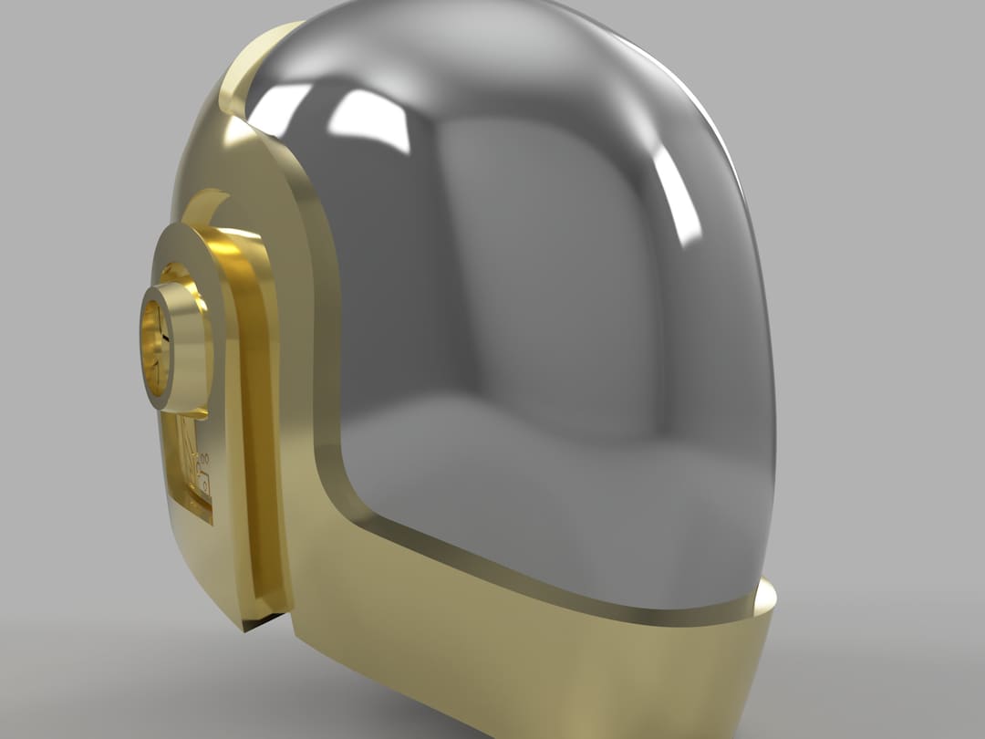 Daft Punk Style Helmet (3D Printable STL Files) - Etsy