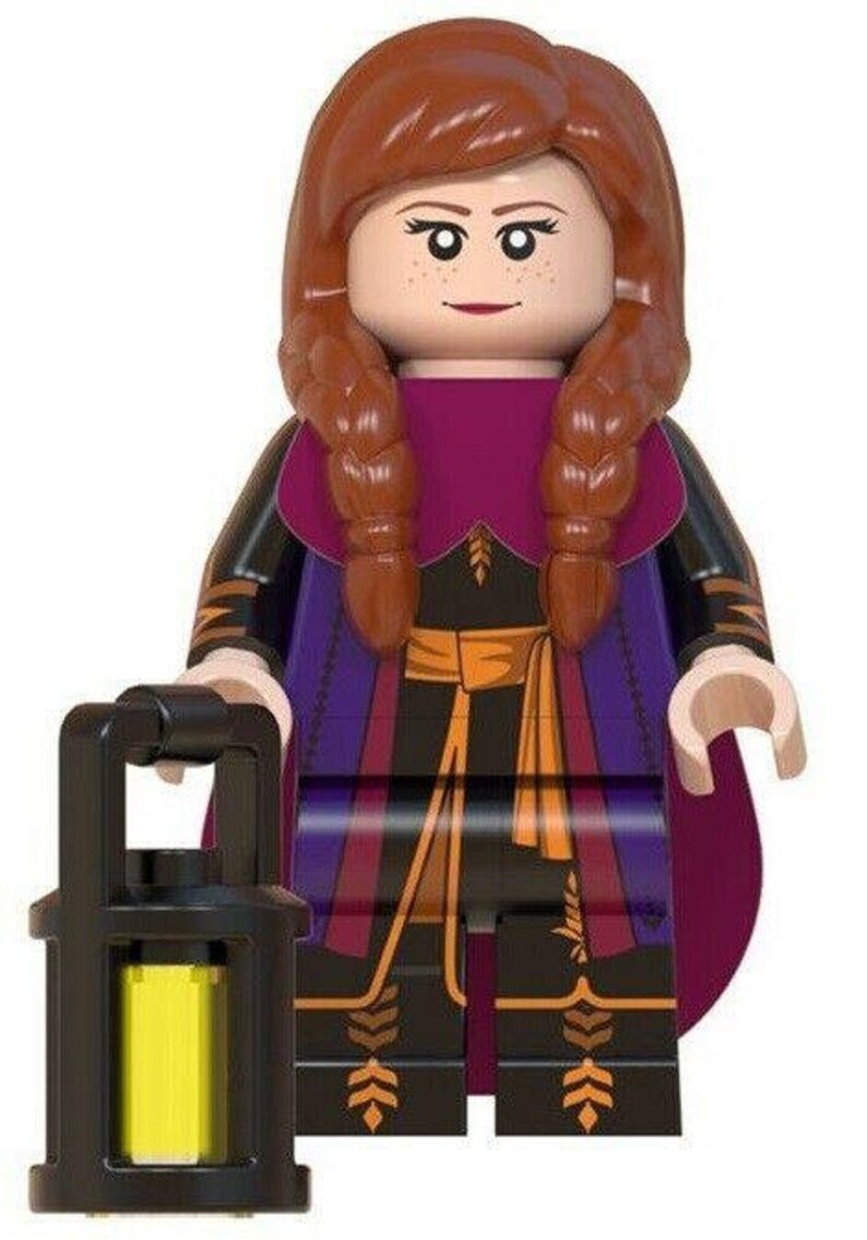 ELSA /& ANNA FROZEN custom minifigure set