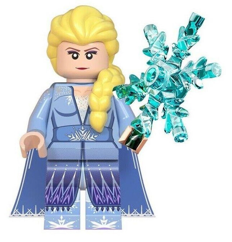 ELSA /& ANNA FROZEN custom minifigure set