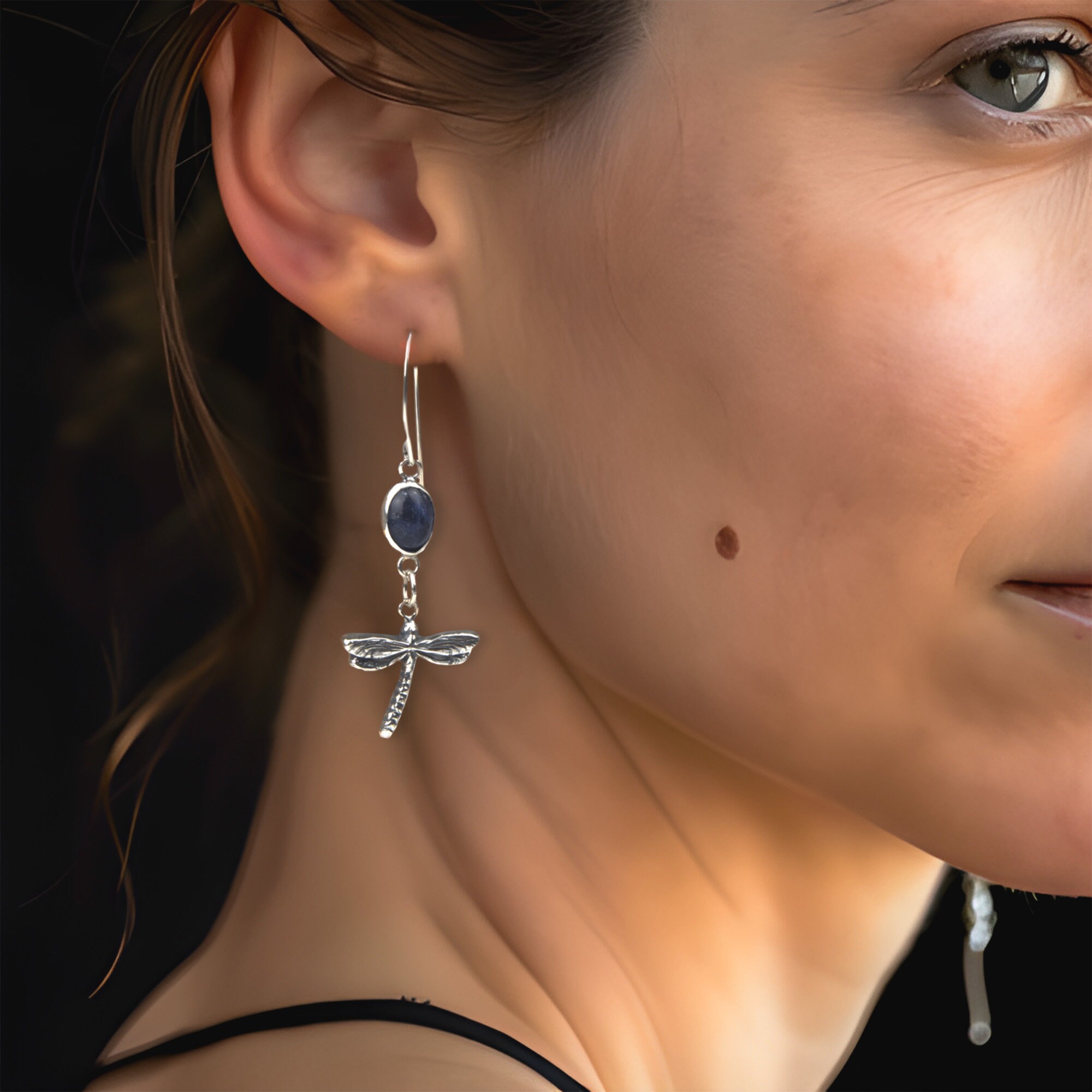 YAFEINI Engelenvleugels oorbellen sterling zilveren beschermengel vleugels bengelen druppel oorbel vleugels sieraden voor vrouwen geschenken