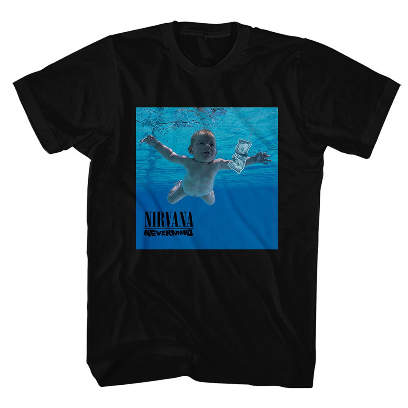 Nirvana Nevermind Album TShirt Etsy