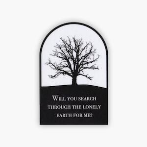 Sticker brillant transparent Terre solitaire - Detectorists