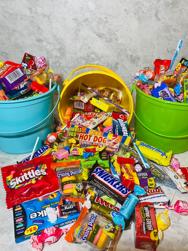 Sweet Tooth Bucket/ Candy Box Candy Bucket/ Candy Jar/ Etsy